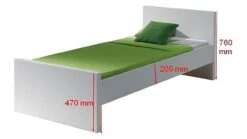 Bed Lara -Slaap Comfort Verkoop Bed Lara wit 2