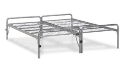 Bed Met Onderschuifbed Doppia -Slaap Comfort Verkoop Bed onderschuifBed Doppia zilver 3