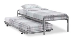 Bed Met Onderschuifbed Doppia -Slaap Comfort Verkoop Bed onderschuifBed Doppia zilver 4