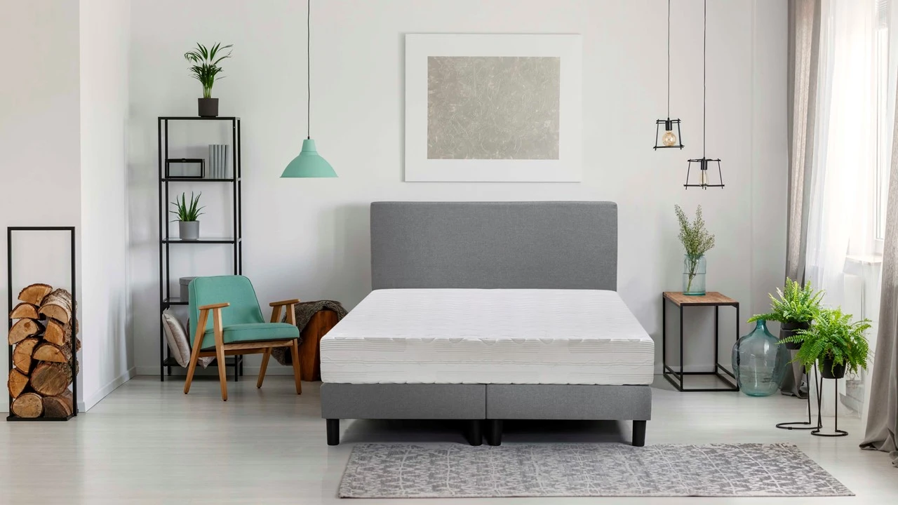 Box Ambra Vlak Met Silver Pocket Deluxe Foam Matras 2 Box Ambra Vlak Met Silver Pocket Deluxe Foam Matras - Afbeelding 2