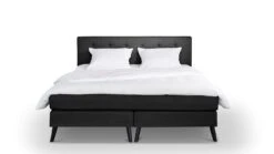 Box Nottingham Met Gestoffeerd Matras -Slaap Comfort Verkoop Box Nottingham met gestoffeerd matras zwart 4