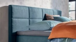 Karlsson Boxspring Attraktiv Trendik Vlak Met Gestoffeerd Matras -Slaap Comfort Verkoop Boxspring Attraktiv Trendik vlak met gestoffeerd matras challenger teal 2