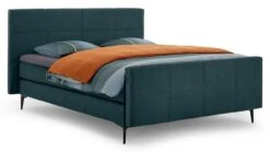 Karlsson Boxspring Attraktiv Trendik Vlak Met Gestoffeerd Matras -Slaap Comfort Verkoop Boxspring Attraktiv Trendik vlak met gestoffeerd matras challenger teal 4