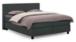 Karlsson Boxspring Autentik Vlak Met Gestoffeerd Matras -Slaap Comfort Verkoop Boxspring Autentik Tunn vlak met gestoffeerd matras anthracite 4