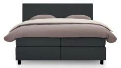 Karlsson Boxspring Autentik Vlak Met Gestoffeerd Matras -Slaap Comfort Verkoop Boxspring Autentik Tunn vlak met gestoffeerd matras anthracite 5