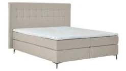Boxspring Jade Vlak Met Gestoffeerd Matras -Slaap Comfort Verkoop Boxspring Jade vlak met gestoffeerd matras khaki 6