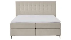 Boxspring Jade Vlak Met Gestoffeerd Matras -Slaap Comfort Verkoop Boxspring Jade vlak met gestoffeerd matras khaki 7