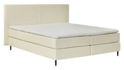 Boxspring Opal Vlak Met Gestoffeerd Matras -Slaap Comfort Verkoop Boxspring Opal vlak met gestoffeerd matras ecru 6
