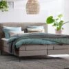 Boxspring Quartz Verstelbaar Met Gestoffeerd Matras