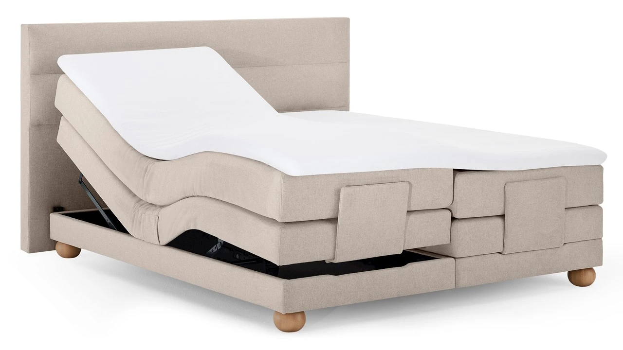 Karlsson Boxspring Solid Lina Verstelbaar Met Gestoffeerd Matras 11 Karlsson Boxspring Solid Lina Verstelbaar Met Gestoffeerd Matras - Afbeelding 11