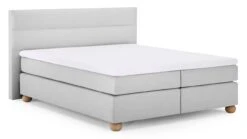 Karlsson Boxspring Solid Lina Vlak Met Gestoffeerd Matras -Slaap Comfort Verkoop Boxspring Solid Lina vlak met gestoffeerd matras light grey 6
