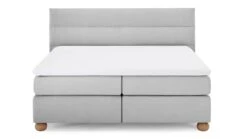 Karlsson Boxspring Solid Lina Vlak Met Gestoffeerd Matras -Slaap Comfort Verkoop Boxspring Solid Lina vlak met gestoffeerd matras light grey 7