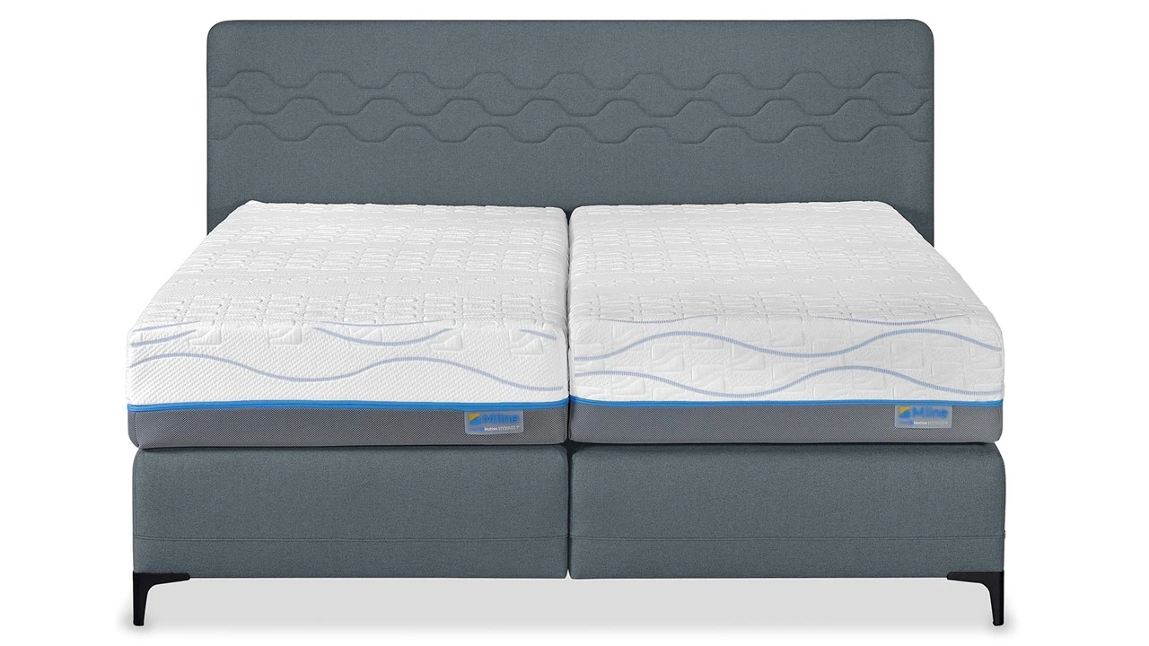 Boxspring Supreme Curves Vlak Met Slow Motion 2 Matras 2 Boxspring Supreme Curves Vlak Met Slow Motion 2 Matras - Afbeelding 2