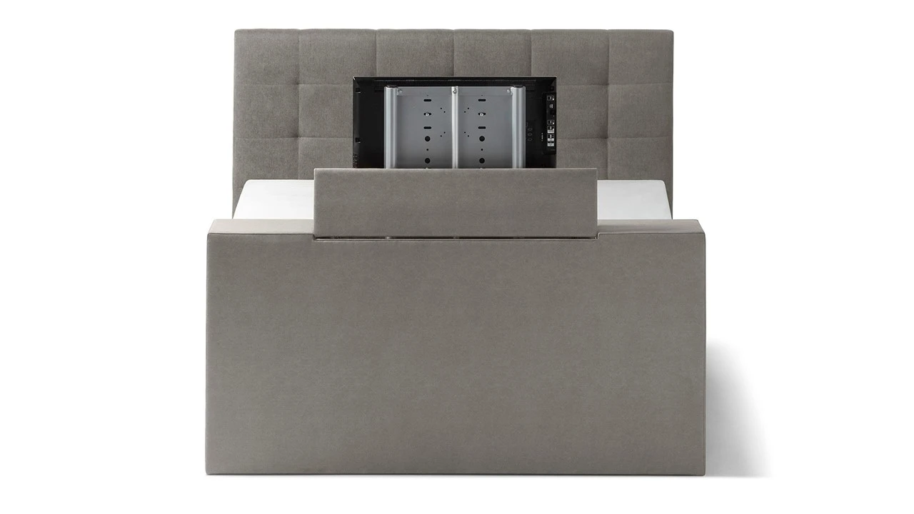 Karlsson Boxspring Unik Varje Verstelbaar Met Gestoffeerd Matras En Voetbord Met Tv-lift 4 Karlsson Boxspring Unik Varje Verstelbaar Met Gestoffeerd Matras En Voetbord Met Tv-lift - Afbeelding 4