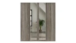 Draaideurkast Bienne Met 2 Spiegeldeuren