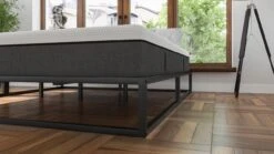 Emma Metal Bed Met Emma O2 Medium Matras -Slaap Comfort Verkoop Emma Metal bed met Emma O2 medium matras zwart 5