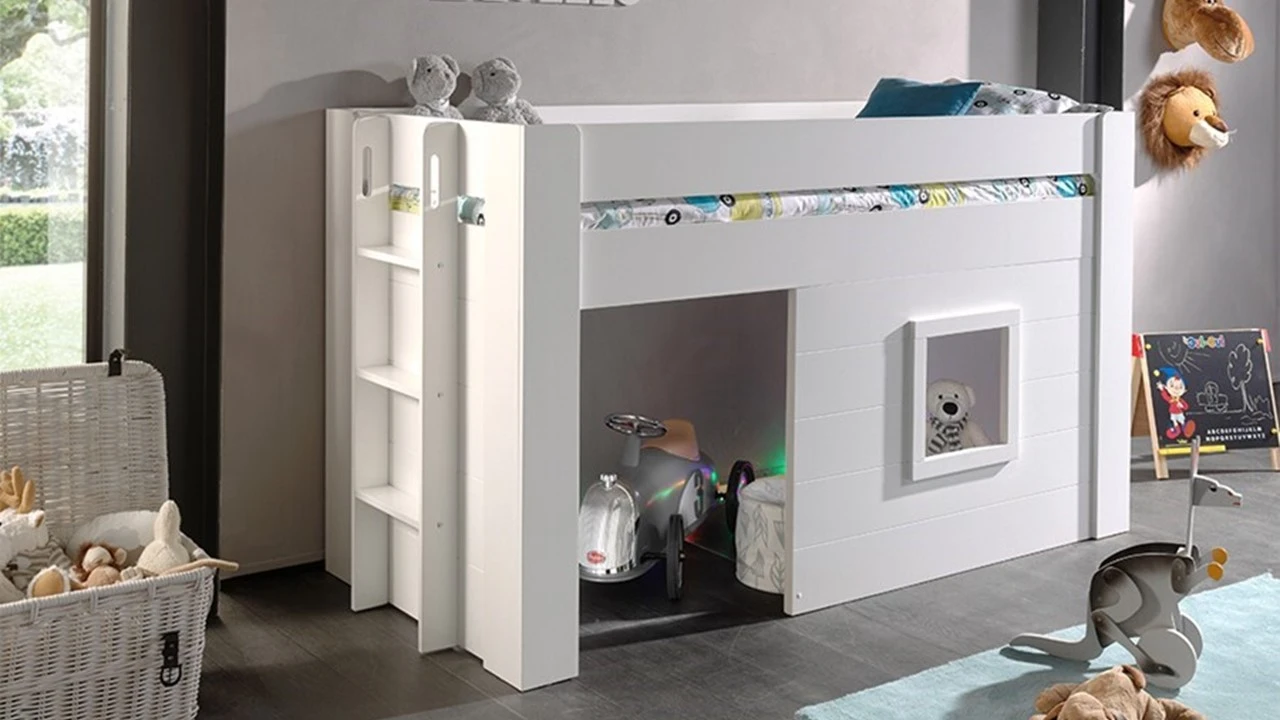 Halfhoogslaper Noah Met Set Gordijnen 1 Halfhoogslaper Noah Met Set Gordijnen