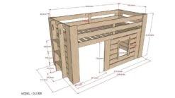Halfhoogslaper Oliver 5 Halfhoogslaper Oliver -Slaap Comfort Verkoop Halfhoogslaper Oliver bruin 2