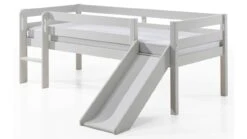 Halfhoogslaper Pino Met Glijbaan -Slaap Comfort Verkoop Halfhoogslaper Pino met glijbaan wit 2