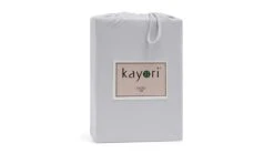 Hoeslaken Kayori Jersey Kyoto Topper -Slaap Comfort Verkoop Hoeslaken Jersey Kyoto topper grijs 4