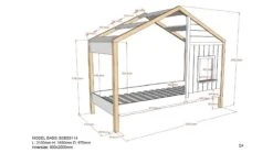 Huisbed Babs 91 5 Huisbed Babs 91 -Slaap Comfort Verkoop Huisbed Babs 91 wit 2