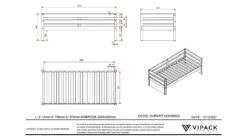 Kajuitbed Margrit 90 5 Kajuitbed Margrit 90 -Slaap Comfort Verkoop Kajuitbed Margrit 90 bruin 2