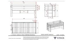 Kajuitbed Margrit 91 7 Kajuitbed Margrit 91 -Slaap Comfort Verkoop Kajuitbed Margrit 91 bruin 3