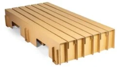 Paper Bed Met Easy Pocket Matras -Slaap Comfort Verkoop Paper Bed met Easy Pocket matras bruin 6